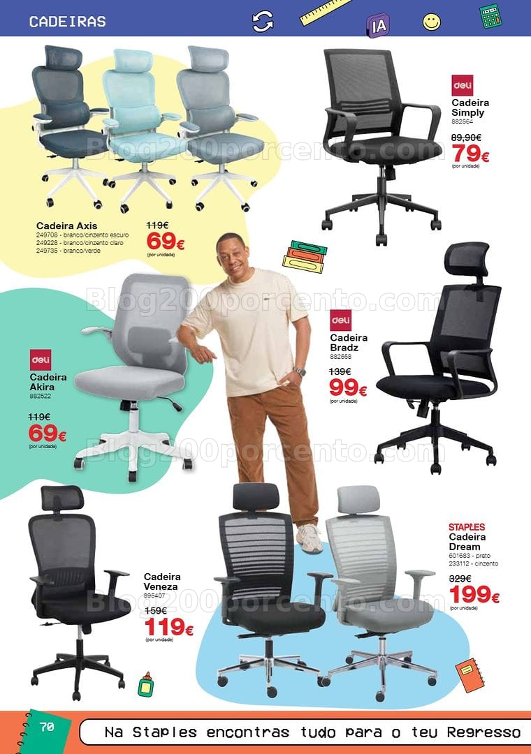 Antevisão Folheto STAPLES Regresso às Aulas Promoções de 17 agosto a 30 setembro